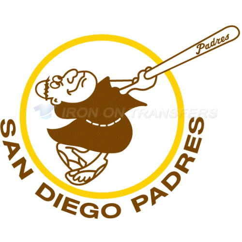 San Diego Padres Iron-on Stickers (Heat Transfers)NO.1858